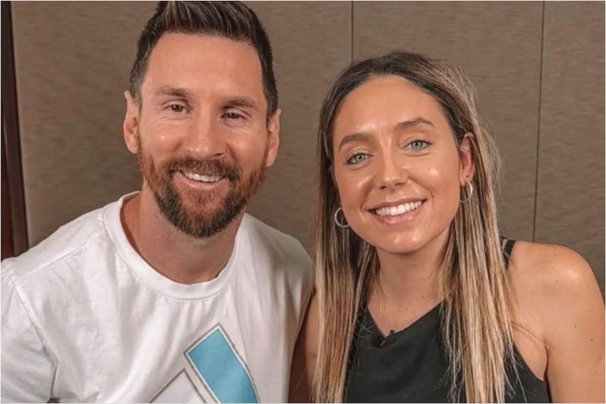 Sofía Martínez revive su emotiva entrevista a Messi antes de la despedida del "10" en el Monumental