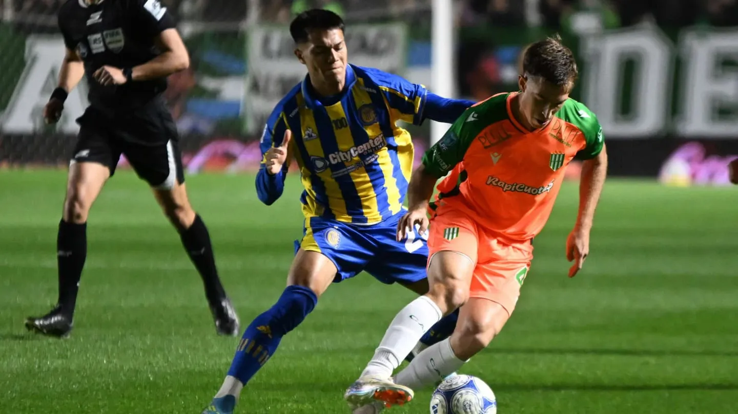 Banfield y Rosario Central empatan 1-1 con goles de Cantizano y Adoryan en el Florencio Sola