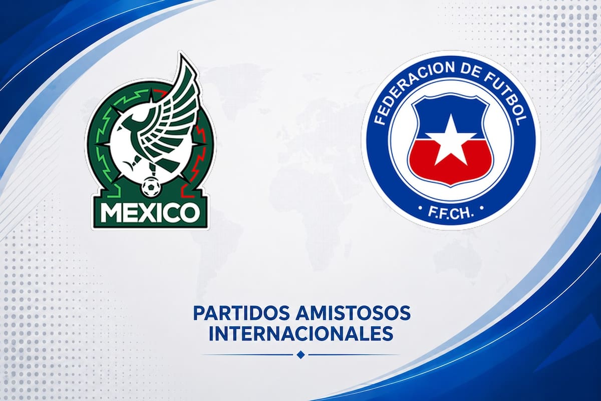 Chile vence 2-0 a México en amistoso internacional