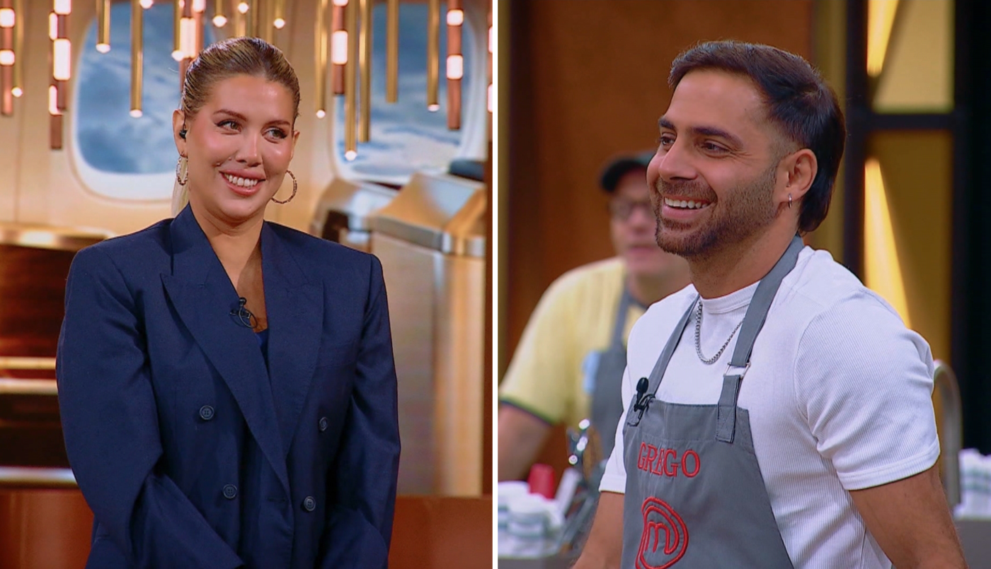 Grego Rossello y Wanda Nara protagonizan intercambio de bromas en Masterchef Celebrity