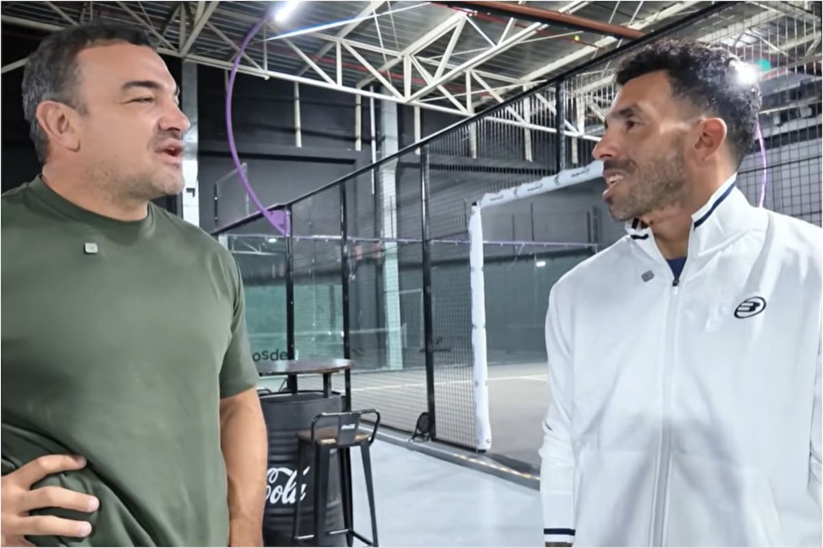 Carlos Tevez inaugura su club de pádel “Apache 32” en Bella Vista
