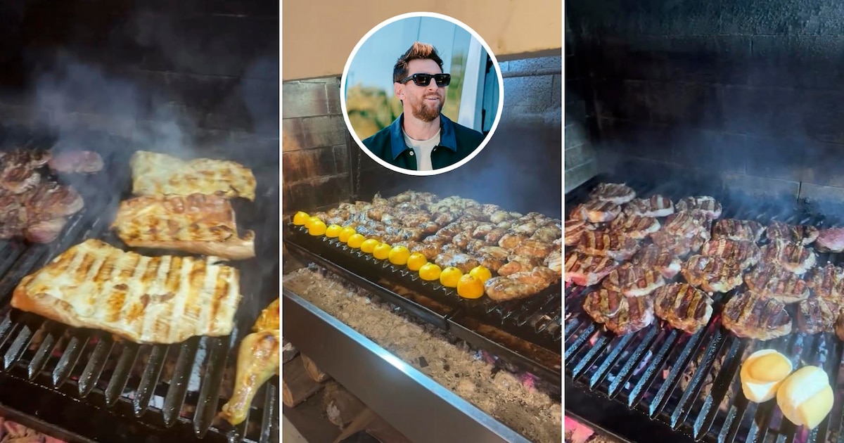 Dibu Martínez muestra el asado de despedida antes del último partido de Messi contra Benín