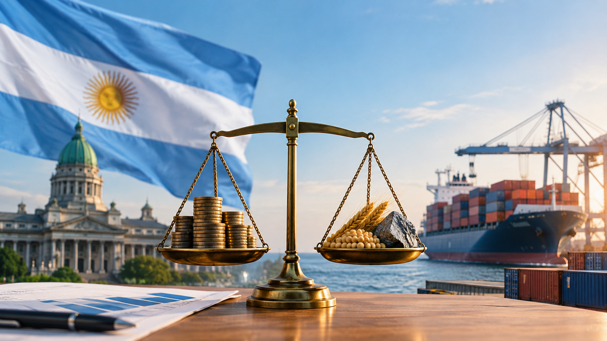 Argentina registra superávit financiero de $2,6 billones y comercial de US$18.380 mil millones en los primeros ocho meses de 2026